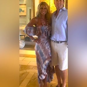 Two piece set, maxi skirt and crop top